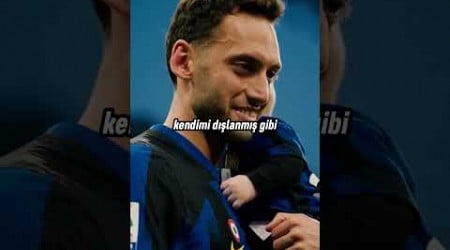 Hakan Çalhanoğlu, Milli Takım&#39;ın fedakar kaptanı. #hakancalhanoglu #inter #futbol #keşfet #shorts