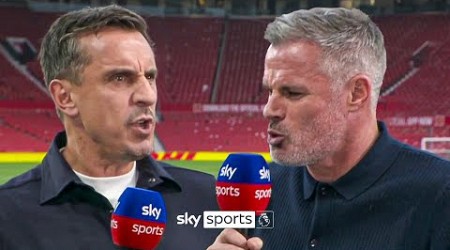 &quot;What are you talking about?!&quot; | Carra and Nev HEATED argument over Man United 