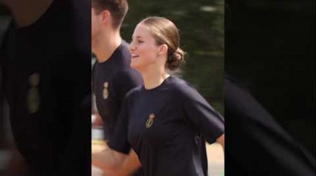 Princess Leonor is so happy#princess#leonor#navy#viral#trend#leonorsofia#spain#queen#royalty#shorts