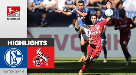 Schalke Comeback Denied | FC Schalke 04 - 1. FC Köln 1-3 | Highlights | MD 4 - Bundesliga 2 2024/25