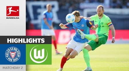 Set Piece Masterclass! | Holstein Kiel - VfL Wolfsburg 0-2 | Highlights | MD2 – Bundesliga 24/25