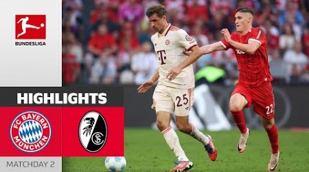 Bayern Win At Home! | FC Bayern München - SC Freiburg 2-0 | Highlights | MD 2 – Bundesliga 24/25