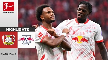 Bayer Leverkusen - RB Leipzig | 2:3 | Höhepunkte | Bundesliga 2024-25 | leverkusen leipzig