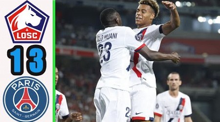 Lille vs PSG 1-3 - Highlights - Le Résumé | Ligue 1 2024 - 25