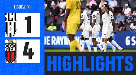 ANGERS SCO - OGC NICE (1-4) - 3ème journée - Ligue 1 McDonald&#39;s 24/25