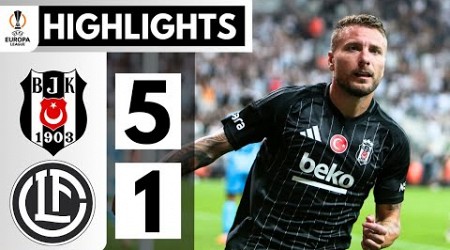 ⚫Beşiktaş vs Lugano (5-1) HIGHLIGHTS || Avrupa Ligi Uzatılmış ÖNE ÇIKANLAR