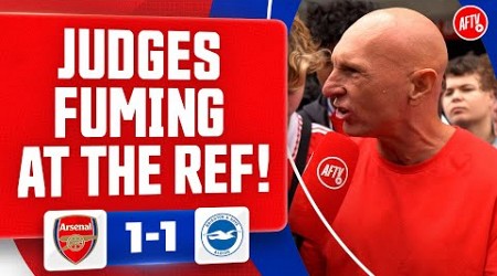 Lee Judges FUMING At The Ref! (Lee Judges) | Arsenal 1-1 Brighton