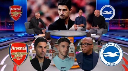 MOTD Arsenal vs Brighton 1-1 Declan Rice Reacts To His Red Card | Ian Wright Mikel Arteta Analysis