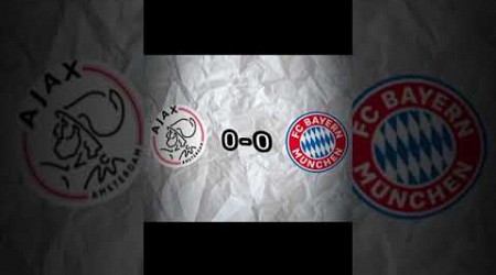 Ajax Amsterdam vs Bayern Munich 2018 