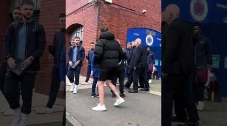 Bear on Bear Outside Ibrox After Celtic 3-0 Defeat #rangersfc #rangers #celticfc #Celtic #football