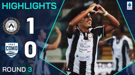 UDINESE-COMO 1-0 | HIGHLIGHTS | Brenner secures three points for Udinese | Serie A 2024/25