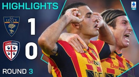 LECCE-CAGLIARI 1-0 | HIGHLIGHTS | Krstovic scores off Gaspar header to seal win | Serie A 2024/25