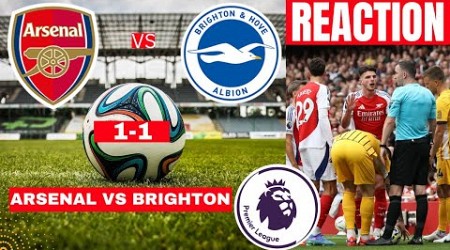 Arsenal vs Brighton 1-1 Live Stream Premier League EPL Football Match Today Score Highlights Gunners