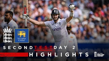 Atkinson Hundred Puts England On Top! | Highlights - England v Sri Lanka Day 2 | Rothesay Test 2024