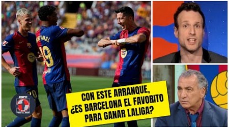 BARCELONA propinó una GOLEADA MONUMENTAL al VALLADOLID ¿Pueden soñar con un título? | Fuera de Juego