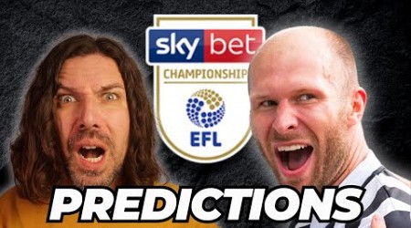 Championship SCORE PREDICTIONS - Round 4