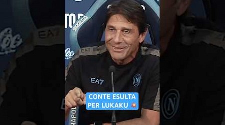 CONTE ESULTA per LUKAKU: scopre in diretta che è UFFICIALE 