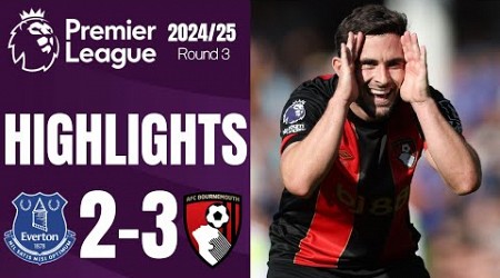 Everton vs Bournemouth 2-3 Highlights Premier League 2024-25, everton v bournemouth