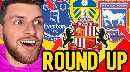 SUNDERLAND FLYING, EVERTON SINKING, LEEDS RISING | EPL EFL REACTION