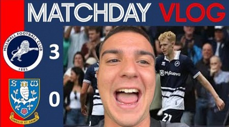 MILLWALL V SHEFFIELD WEDNESDAY VLOG! ( COBURN MASTERCLASS )