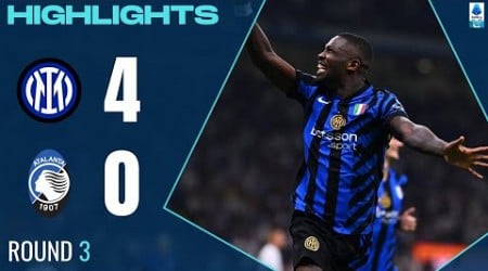 Inter - Atalanta | 4-0 | Gli Highlights | Lega Serie A 2024-25