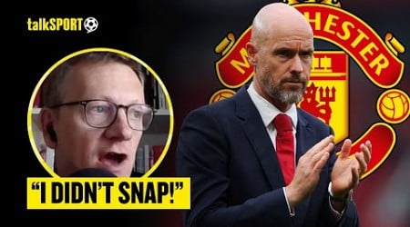 HEATED Erik ten Hag Confrontation EXPLAINED 