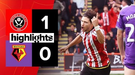 Sheffield United 1-0 Watford | EFL Championship highlights