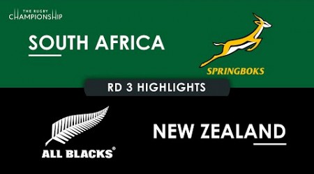 HIGHLIGHTS | SOUTH AFRICA v NEW ZEALAND | The Rugby Championship 2024