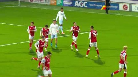 Fleetwood Town v Aston Villa U21 highlights