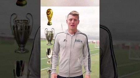 Toni Kroos Team Cups, Bayern Leverkusen, Germany, Bayern Munich, Real Madrid #shorts #tonikroos