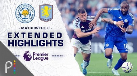 Leicester City v. Aston Villa | PREMIER LEAGUE HIGHLIGHTS | 8/31/2024 | NBC Sports