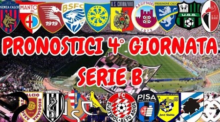 PRONOSTICI SERIE B 4 GIORNATA : PALERMO COSENZA ⚽ SAMPDORIA BARI ⚽ PISA REGGIANA e ..