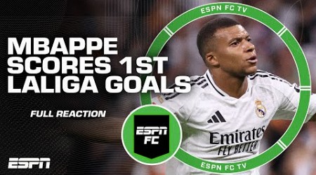 [FULL REACTION] Mbappe scores his FIRST LALIGA goals, Real Madrid win by 2 