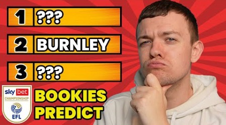 The Bookies *UPDATED* Championship 1-24 Predictions!