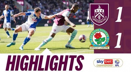 Foster Nets In East Lancs Derby Draw | HIGHLIGHTS | Burnley 1-1 Blackburn Rovers