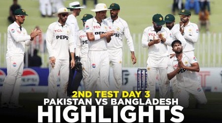 Full Highlights | Pakistan vs Bangladesh | 2nd Test Day 3, 2024 | PCB | M8A1K