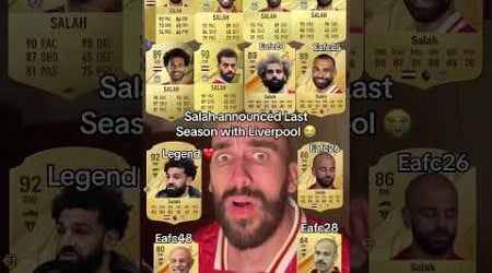 Salah announced this is the last season with Liverpool on eafc25