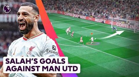 Mo Salah&#39;s Goals Against Manchester United