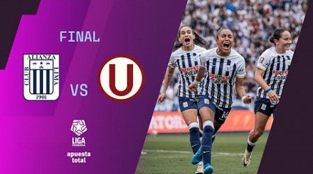 Final Femenina 2024 Alianza Lima 3-1 Universitario: resumen EXTENDIDO del partido | 30/08/2024