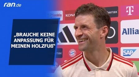 Müller verschenkt Jubiläums-Schuhe an Fans