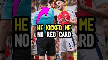 Declan Rice Shocking Red Card