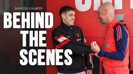 Manuel Ugarte&#39;s First Day As A Red! 