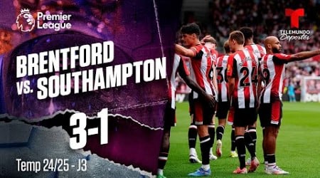 Highlights &amp; Goles: Brentford vs. Southampton 3-1 | Premier League | Telemundo Deportes