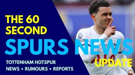 THE 60 SECOND SPURS NEWS UPDATE: Europa League Dates, &quot;Brennan Johnson is Elite!&quot; Véliz, Reguilón