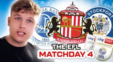 SUNDERLAND 4 WINS IN A ROW. BIRMINGHAM STILL UNBEATEN AND WEDNESDAY SMELL. EFL thoughts week 4!