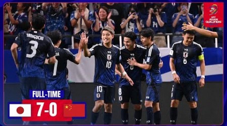 #AsianQualifiers - Road To 26 | Group C : Japan 7-0 China PR