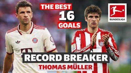 Thomas Müller - 1️⃣6️⃣ Seasons, 1️⃣6️⃣ Goals