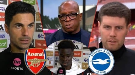 Mikel Arteta, Bukayo Saka &amp; Ian Wright Review Declan Rice&#39;s Red Card