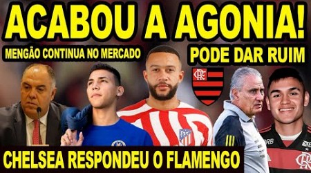 ACABOU A AGONIA! FLAMENGO RECEBEU RESPOSTA DO CHELSEA! PODE DAR RUIM PARA ALCARAZ! MENGÃO NO MERCADO