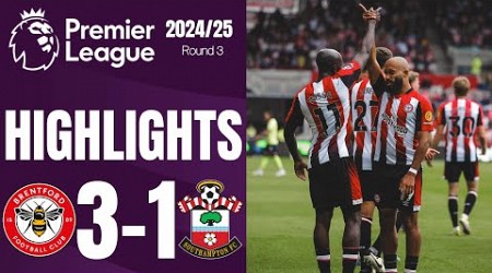 Brentford vs Southampton 3-1 Highlights Premier League 2024-25, brentford v southampton